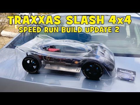 Traxxas Slash 4x4 Speed Run Build - Deltaplastik Jaguar Body - Hobbywing Max 6 & Surpass 3670 motor