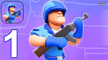 Draw Paratrooper - Gameplay Part 1 War Army Commander Base Defense (iOS, Android Gameplay)