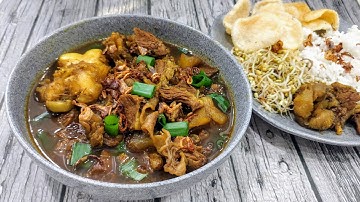 RESEP RAWON KHAS JAWA TIMUR PAKAI BUMBU INSTAN, MUDAH DAN ENAK. SPESIAL MENU IDUL ADHA