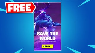 How To Get Save The World For Free In Fortnite Youtube
