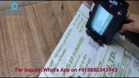 HAND HELD INKJET PRINTER 50MM