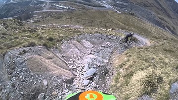 antur stiniog double black run w/ crash
