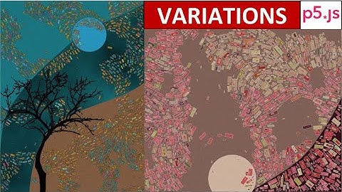 Final Variations for Flow Packing Code - p5.js creative coding gen art