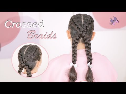 everyday-hairstyle-for-long-hair-|-crossed-braids-|-hairstyles-for-girls-|-braided-hairstyles