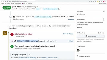 SafeDep vet OSS Library Security Vetting Demo with Github Actions