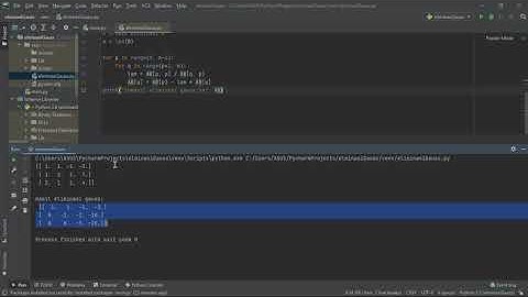 Eliminasi Gauss Menggunakan Bahasa Pemrograman Python
