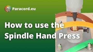 How to use the Spindle Hand Press to punch holes in Biothane or Leather and to fix Rivets