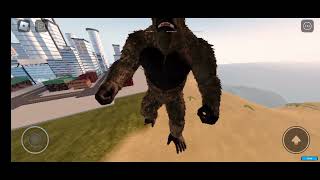 повторяю моменты из фильма годзила против конга #roblox