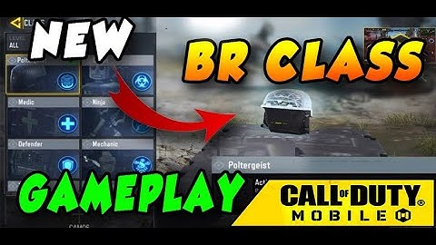 *NEW* Battle Royale Class Poltergeist Invisible In Call of Duty Mobile