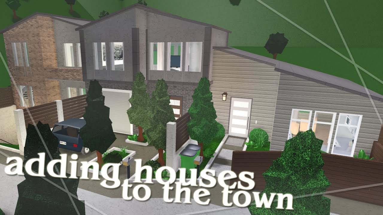 Adding Houses to the Town | Bloxburg Speed Build | Town Builds #11 ...