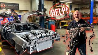 DELOREAN Gets The ULTIMATE RACING Harness! + Brian gets a "NEW" Car!