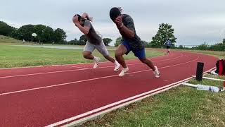 3 point start position slow motion