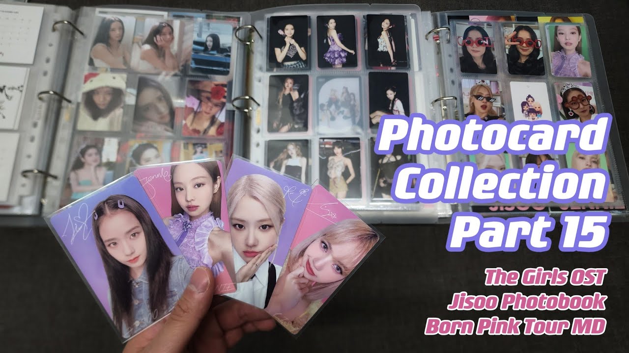 [Photocard] BLACKPINK Photocard Collection (Part 15) The Girls OST + Jisoo Solo + Born Pink Tour MD