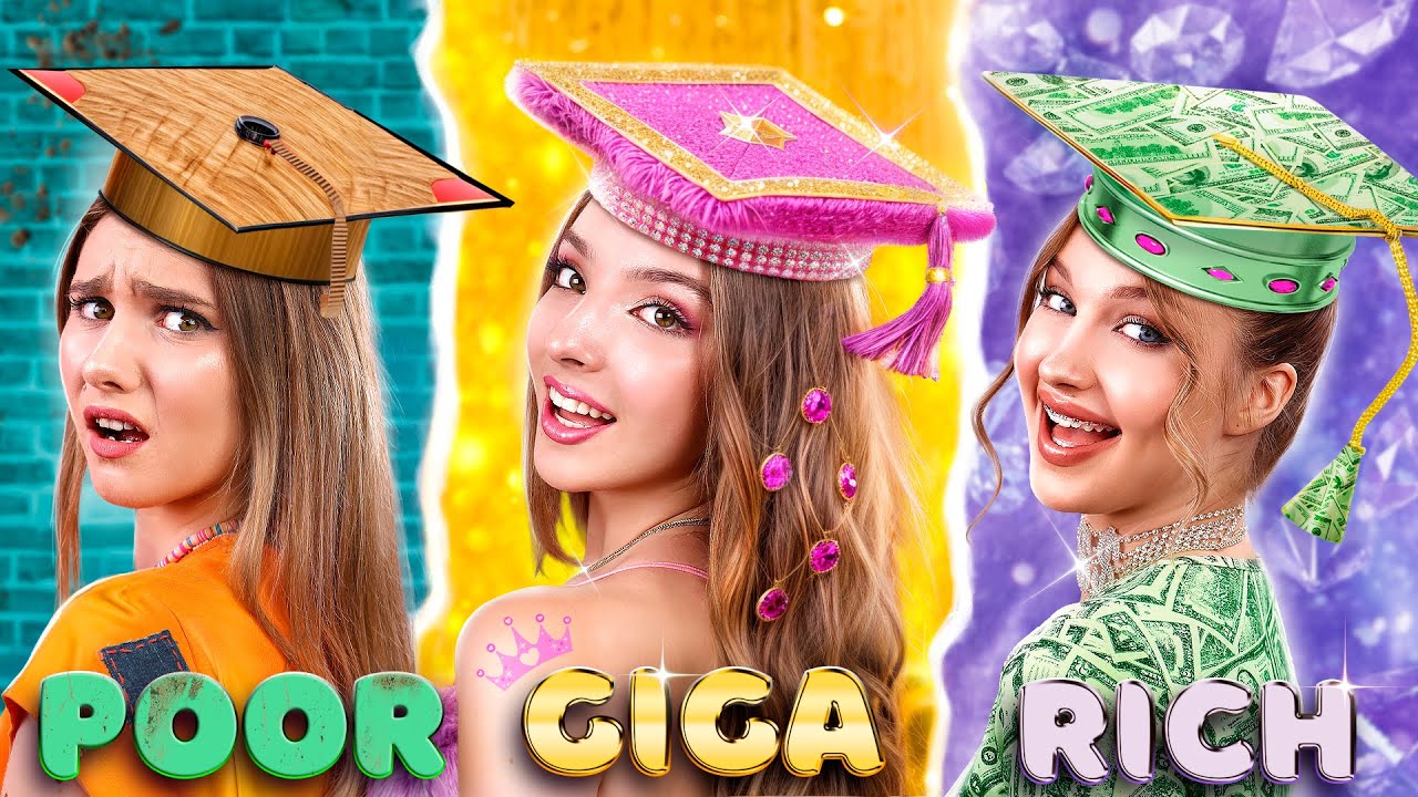 Szegény vs gazdag vs szupergazdag diák a szalagavatón! Elmentünk a bálba