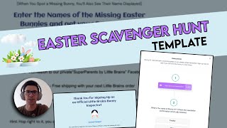 Easter Scavenger Hunt template
