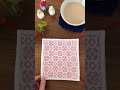 セリア刺し子ふきんをいっぱい重ねてめくってみた/sashiko #shorts