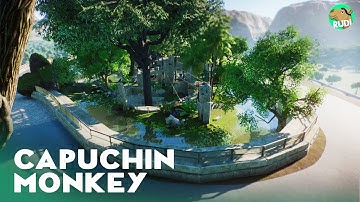 Capuchin Monkey Ruins - Sky Gardens Part 2 - Planet Zoo Speedbuild South America Series