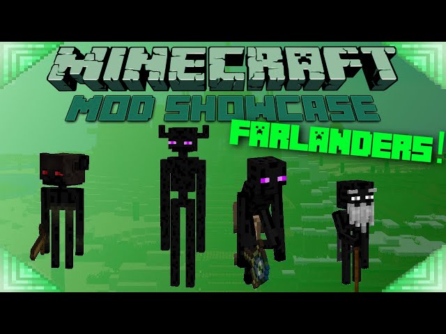 Minecraft  ENDER TITANS MOD Showcase! (Enderman Mod, Mobs Mod, Farlanders  Mod) 