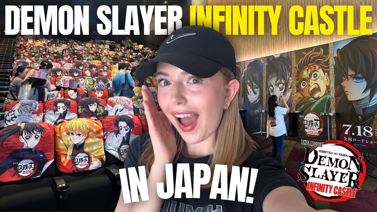I watched DEMON SLAYER INFINITY CASTLE at the cinema in Japan!! VLOG + REVIEW (No spoilers!!)