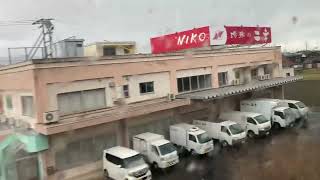 山陰本線出雲市駅　キハ40形発車