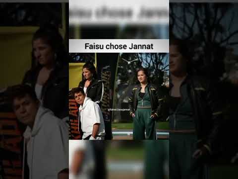 Mr. Faisu choose Jannat Zubair #shorts #kkk12 #fainat ❤️