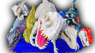 GIANT Unboxing Of ALL Dinosaurs Invented For Jurassic World | Indominus Rex, Indoraptor & More!