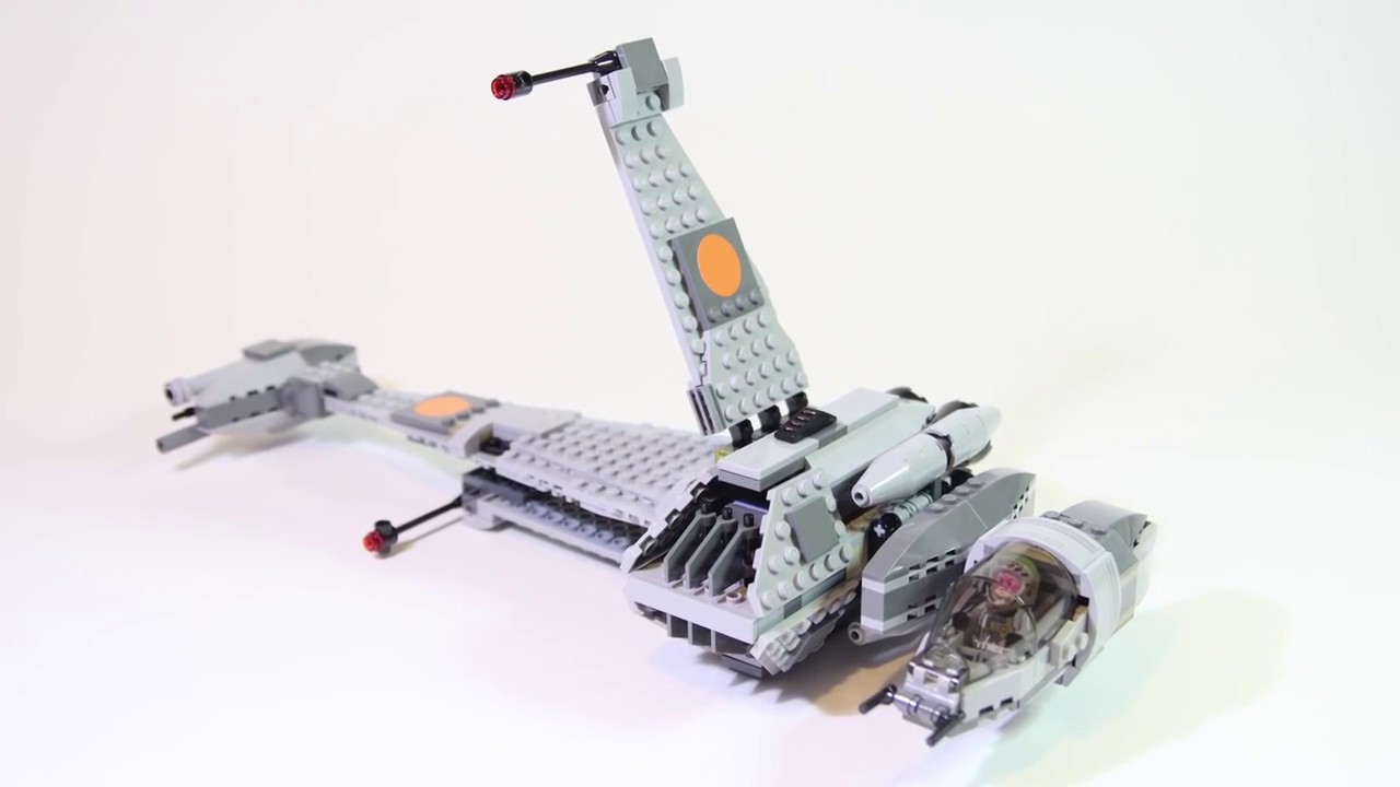 Lego Star Wars 75050 B Wing   Lego Speed Build