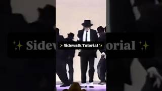 Michael Jackson Sidewalk Tutorial✨#michaeljackson #sidewalk #tutorial #shorts