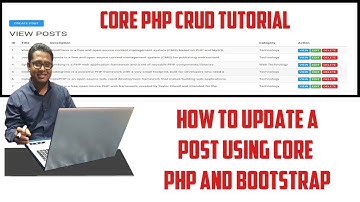 How to Update a Record using Core PHP