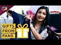 Surbhi Chandna Receives Gifts From Her Fans