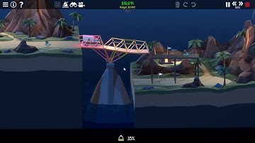 Poly Bridge 2 : Level 2-15 Solution