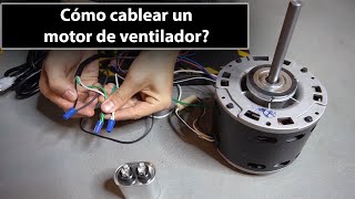 Cómo cablear una calefacción o un motor de ventilador de AC