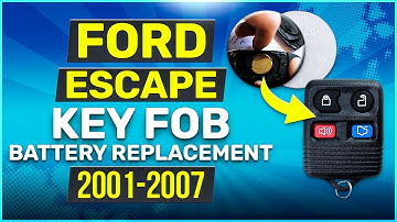 2001 - 2007 Ford Escape Key Fob Battery Replacement