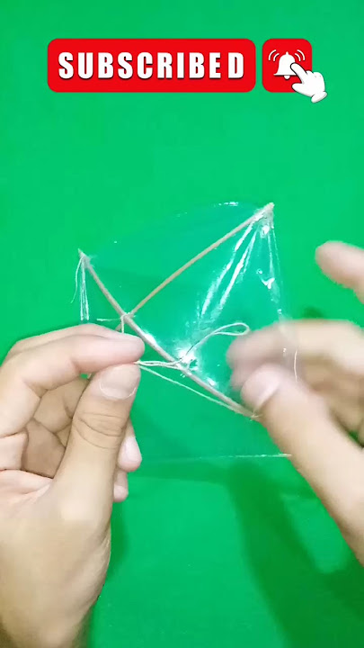 How To Make Plastic Bag Kite , Flying Kite , Patang Kese Banate He