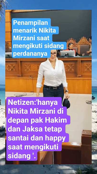 sidang Nikita Mirzani #artist #viral #shorts #video #shortvideo