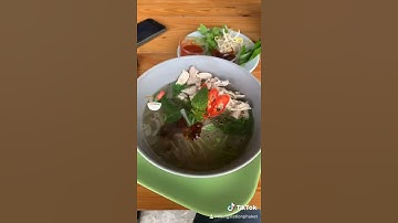 Vietnamese Beef Pho 🍲 Pho Bo Phuket Thailand