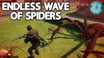 ENDLESS WAVE OF SPIDERS NO COMMENTARY PlanetGreen | Recursive Hate - Spider Hell