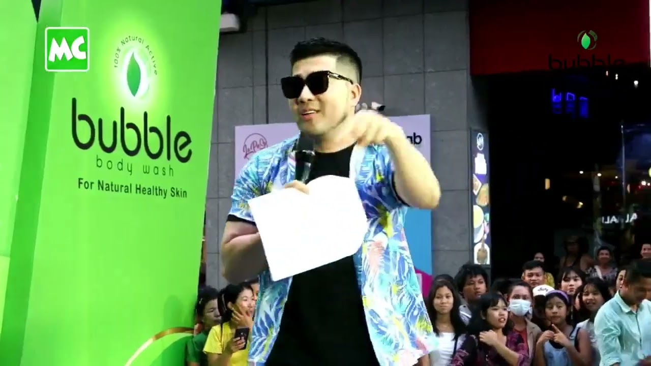 VitaShine at Bubble body wash promotion lived by MC TV