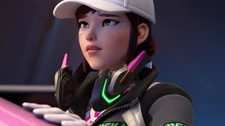 Overwatch All Animated Shorts Movie W New D.va Shooting Star Short