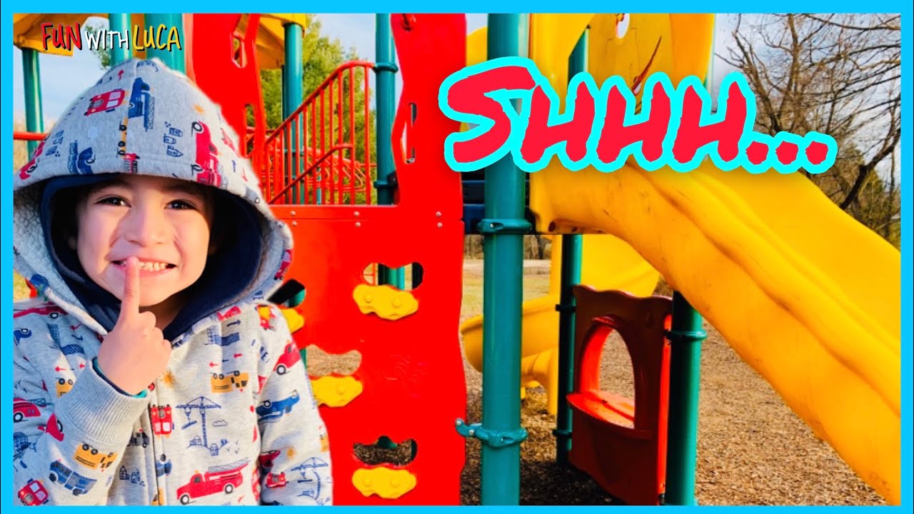 Best Hide and Seek with Mommy at the Playground - YouTube