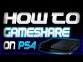 How to Gameshare on PS4 EASY | Play Your Friends Games for Free | Tutorial 2019