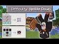 Minecraft Difficulty UPSIDE DOWN! (Otakku Kebalik)