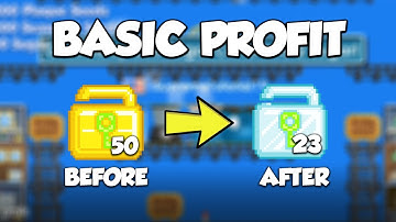 BASIC PROFIT 2022 [easy guide] Growtopia tutorial
