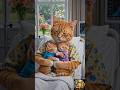 🥰A Lesson in Love: How Two Kittens Saved Their Mother #shorts #youtubeshorts #explore #kitten #love