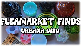 Urbana Ohio BEST Fleamarket Shopping Vintage Antique Glass Pottery Toys Major DEALS