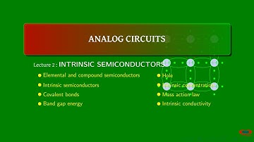 INTRINSIC SEMICONDUCTORS
