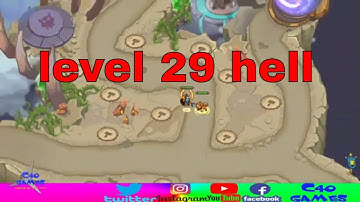 king of defense level 29 hell with local hero