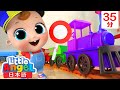 カラフルな列車のおもちゃ 🚂 - 色を学ぼう | おもちゃで学ぶ | 乗り物 | 教育アニメ | 童謡と子供の歌 | Little Angel - リトルエンジェル日本語