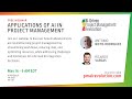 Applications of AI in Project Management - Recorded Version