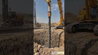 Massive Concrete Pour! Satisfying Foundation Filling Process 🔥#ai #shorts #construction